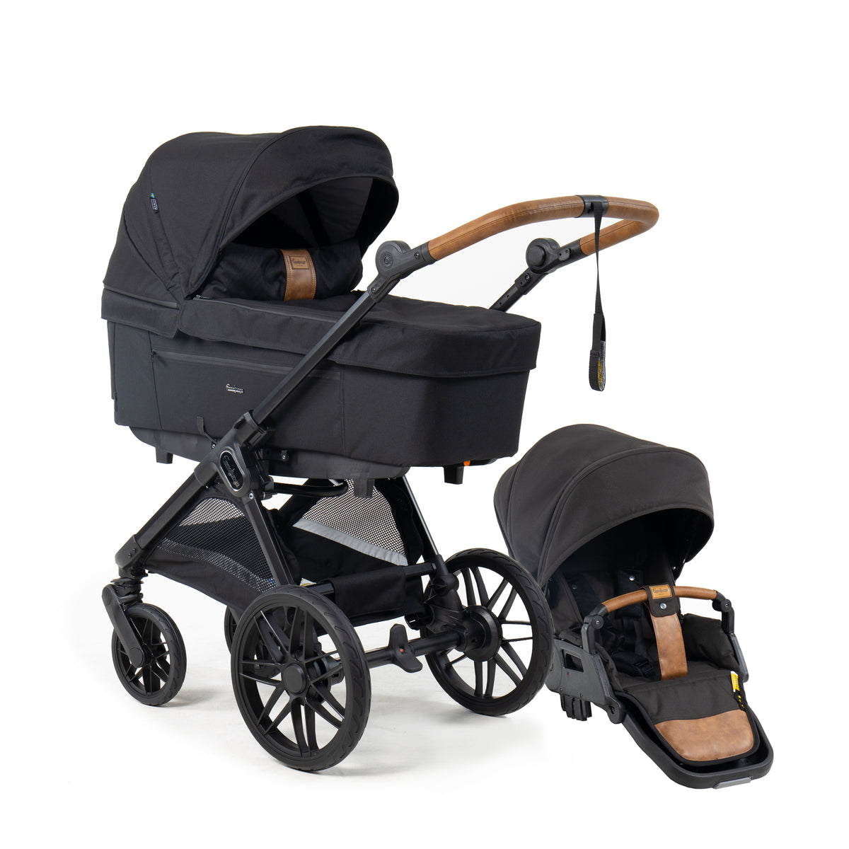 Emmaljunga Big Star Sento OFFROAD BLACK  Inkl. Flat+ sæde