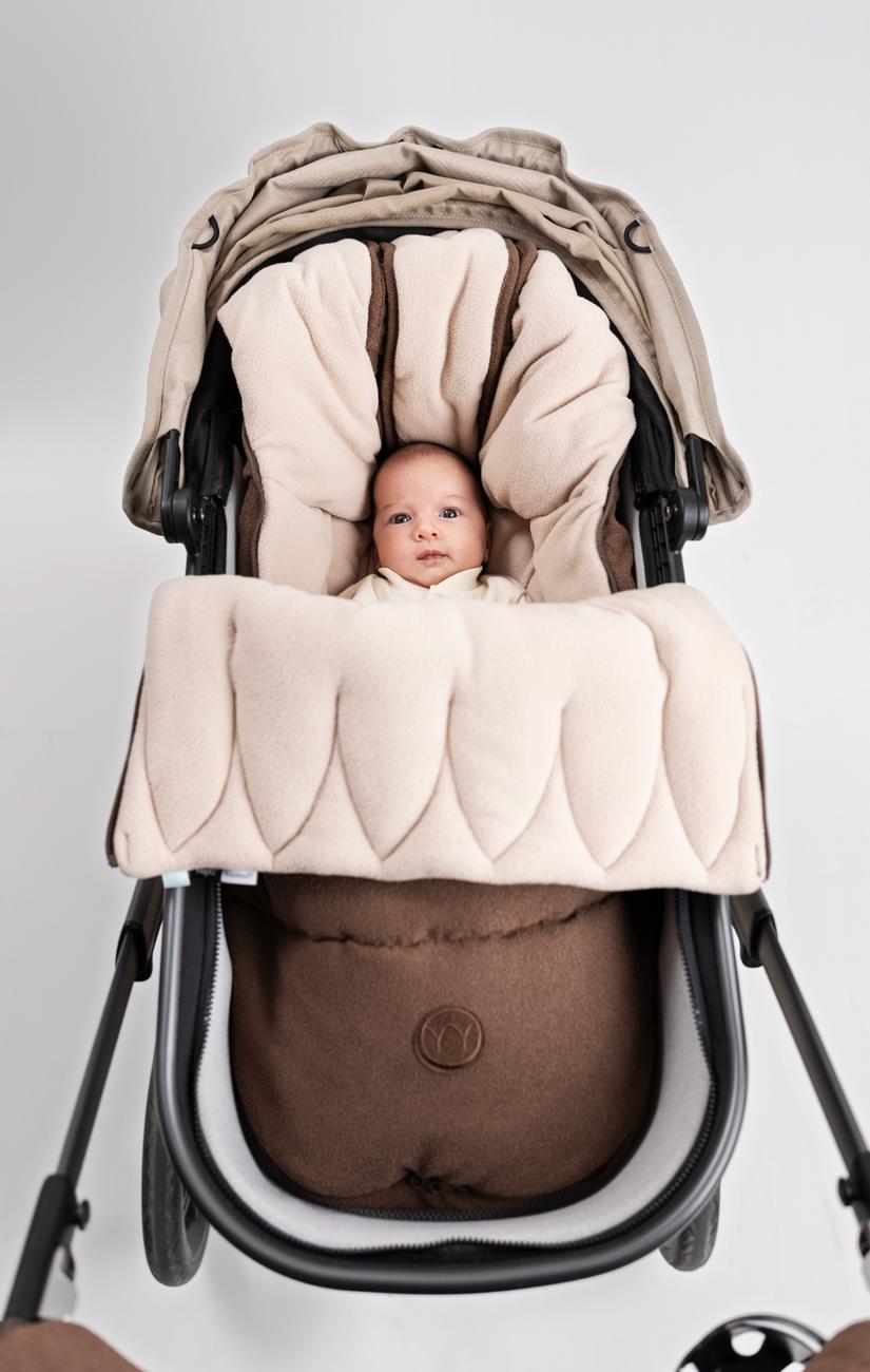 Najell Winter Cover Kørepose Bouclé Espresso