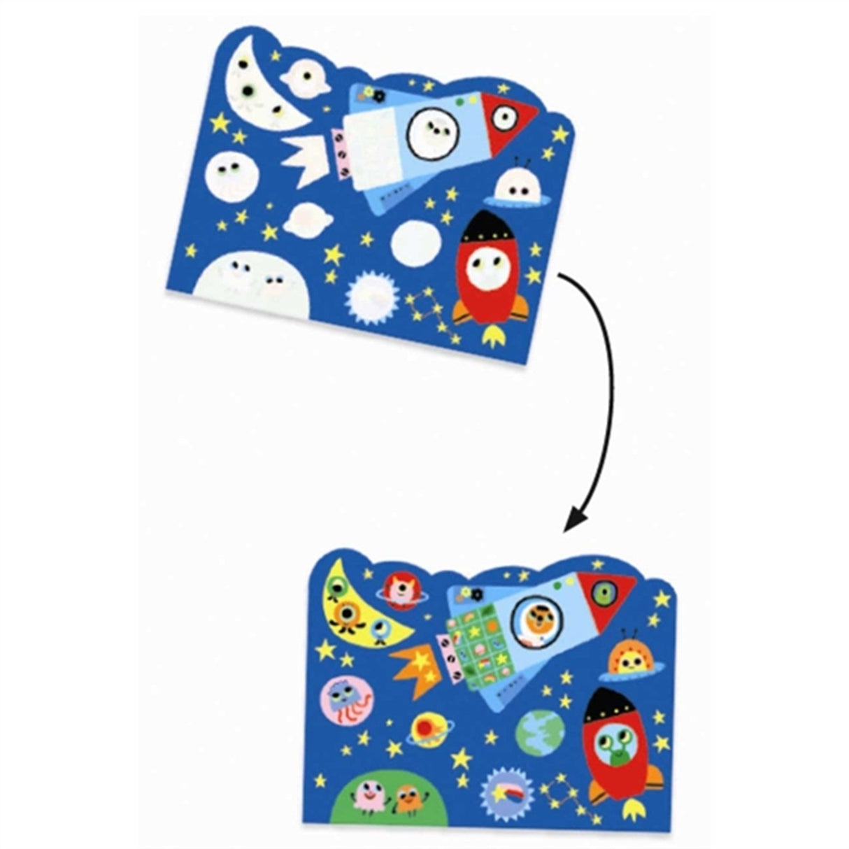 Djeco Magisk Farvelægning I Skyerne