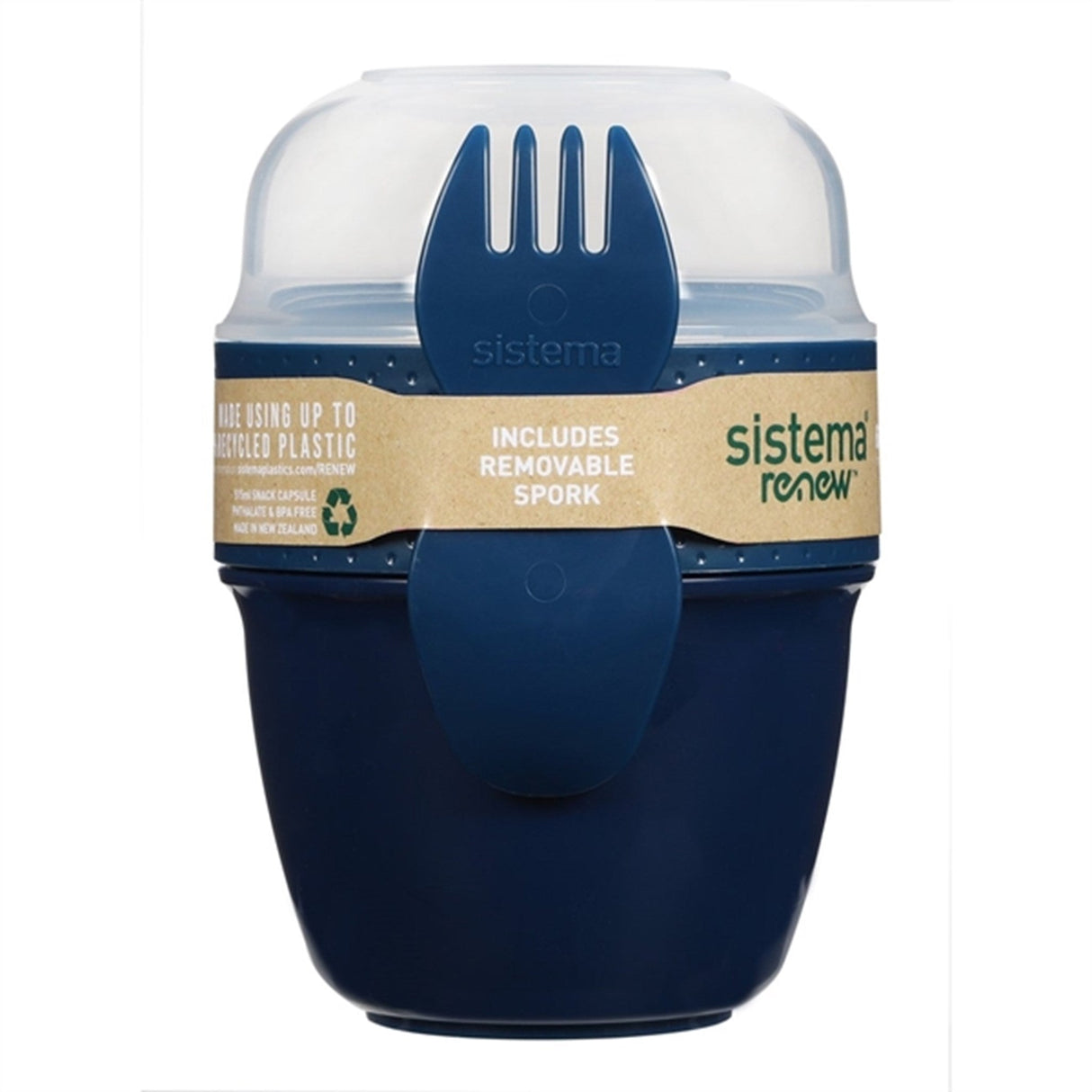 Sistema Renew To Go Snack Madkasse 515 ml Blå