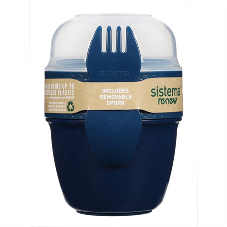 Sistema Renew To Go Snack Madkasse 515 ml Blå
