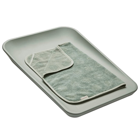 Leander Matty KAMPAGNE Puslepude + Topper Sage Green