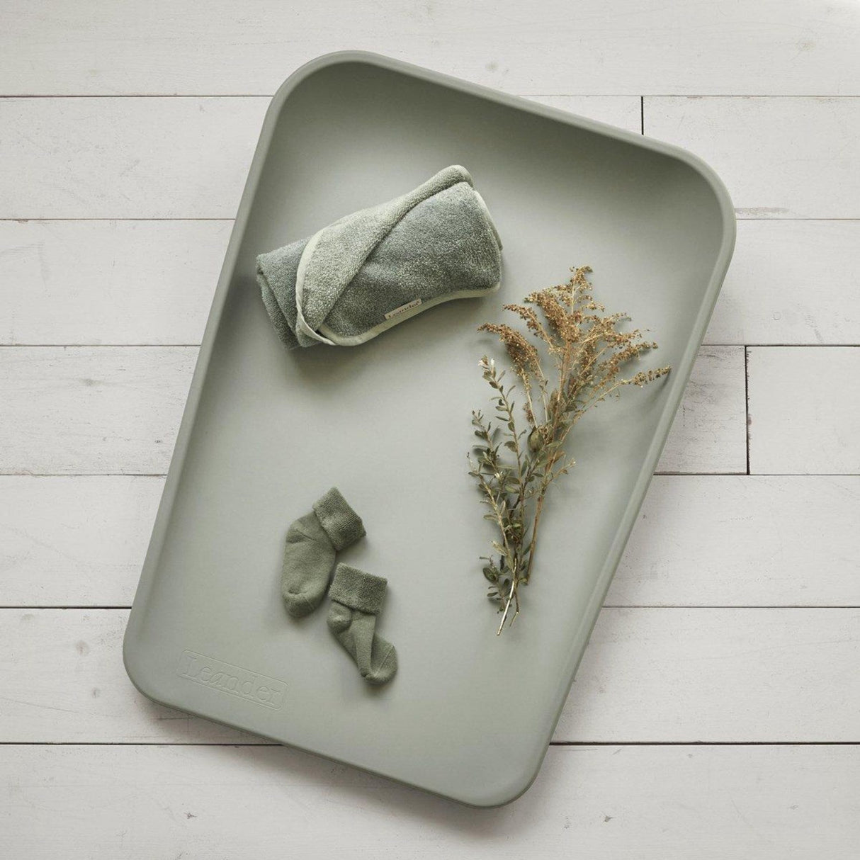 Leander Matty Puslepude Sage Green