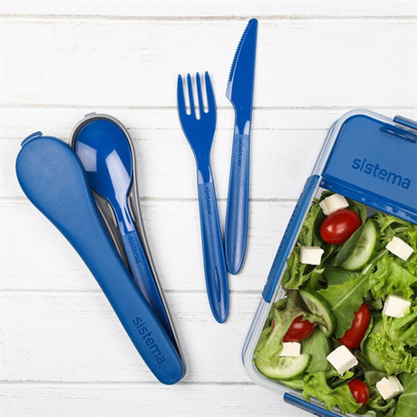 Sistema To Go Bestik Sæt Ocean Blue