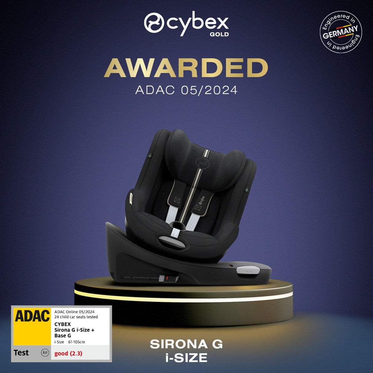 Cybex SIRONA G I-SIZE PLUS Lava Grey Autostol