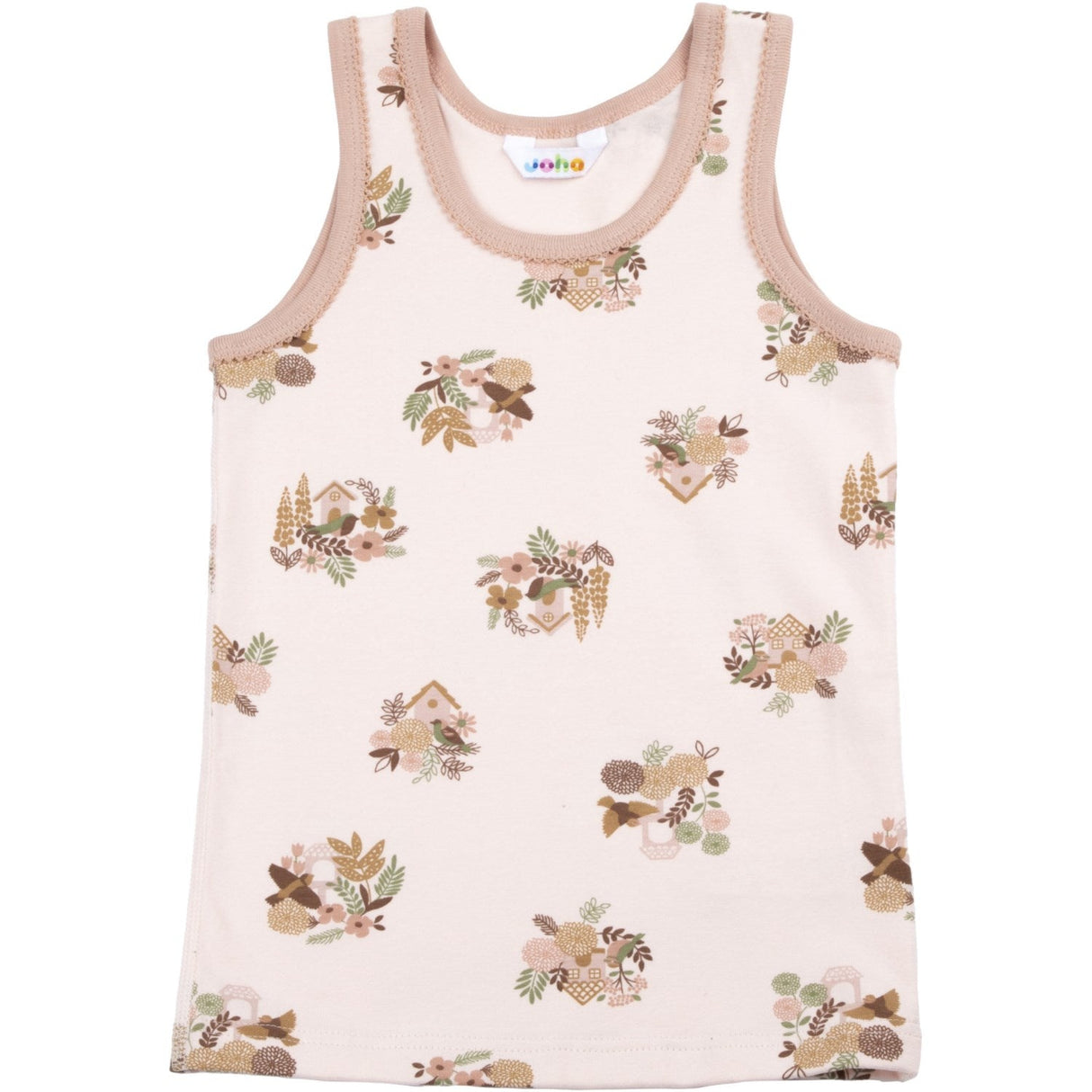 Joha Bomuld Peach Undertrøje