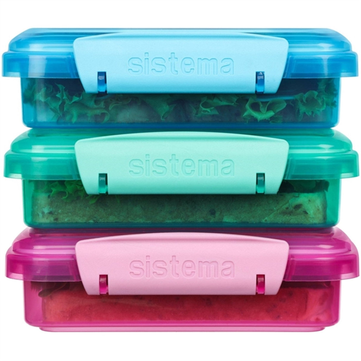 Sistema Sandwich Box Madkasse 450 ml Lunch Mixed Pack 3-pak