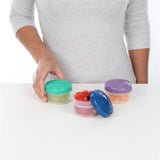 Sistema To Go Mini Bites Opbevaringsbøtter 130 ml Mixed Pack 3-pak