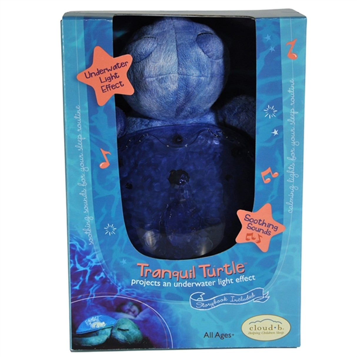 Cloud B Tranquil Turtle Natlampe Ocean m. Lyd