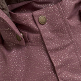 EnFant flyverdragt med frynser og glimmer - Rose Taupe