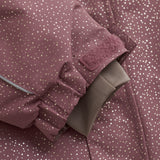 EnFant flyverdragt med frynser og glimmer - Rose Taupe