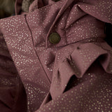 EnFant vinterjakke med flæser og glimmer - Rose Taupe