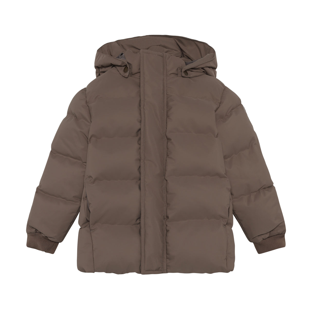 EnFant Vinterjakke Quilt, Solid - Pine Bark