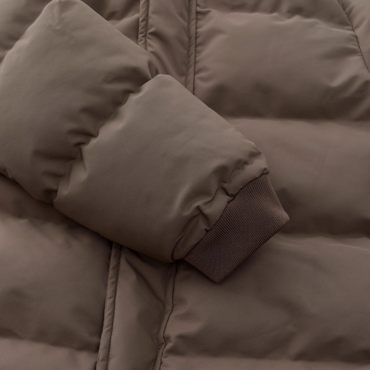 EnFant Vinterjakke Quilt, Solid - Pine Bark
