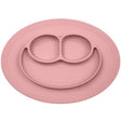 EZPZ Happy Mini Mat Dækkeserviet + Plate in One Rose