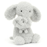 Jellycat Huddles Elefant Grå 26 cm