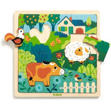 Djeco Puzzle Træpuslespil Bondegård