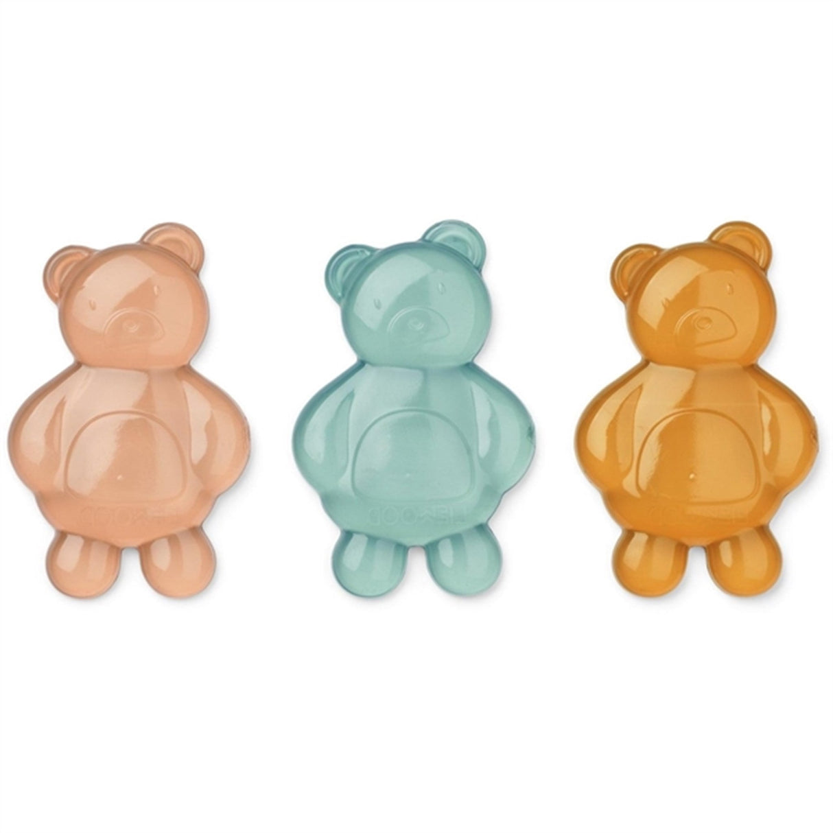 Liewood Kayden Mr Bear Genanvendelig Madpakkekøler 3-Pak Mustard Mix