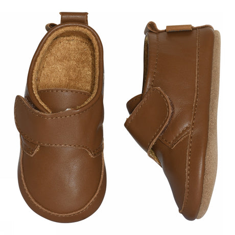 Classic leather slippers - Cognac