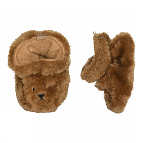 Bear fluffy slippers - Apple Cinnamon