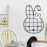 Miffy vægopslagstavle i meal sort