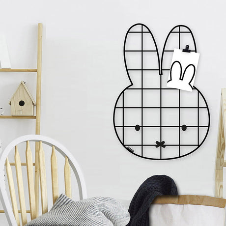 Miffy vægopslagstavle i meal sort
