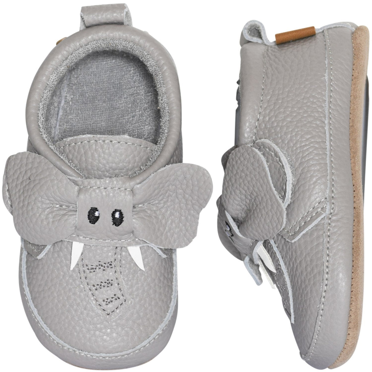 MELTON Opal Grey Elephant læderfutter