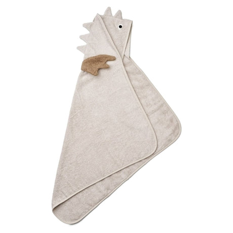 Liewood Albert Hooded Towel Dragon / Sandy Mix