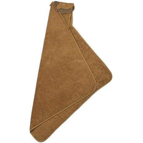 Liewood Albert Hooded Towel Lion/Golden Caramel Mix