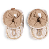 MELTON Striped Tekstil Futter Beige