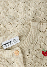 Name It -nmfhimal ls knit card peyote melange strawberry 613