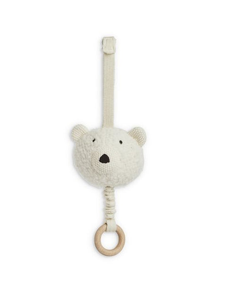Smallstuff Musik uro bamse, uld bouclé,  off. white