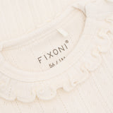 Fixoni - Creme body med flæsekant 423137