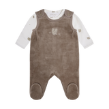 Set w. Body and Velour Romper - Mountain Trail