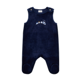 Set w. Body and Velour Romper - Navy Blazer