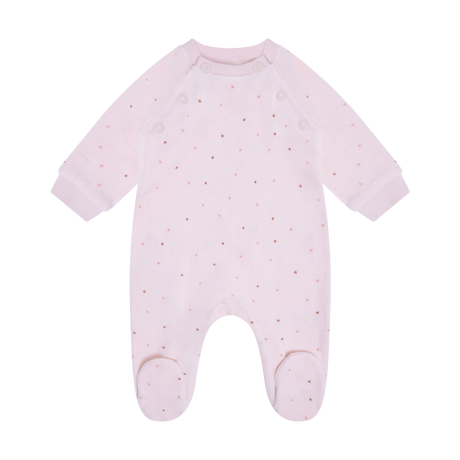 Romper LS Velour - Pale Lilac