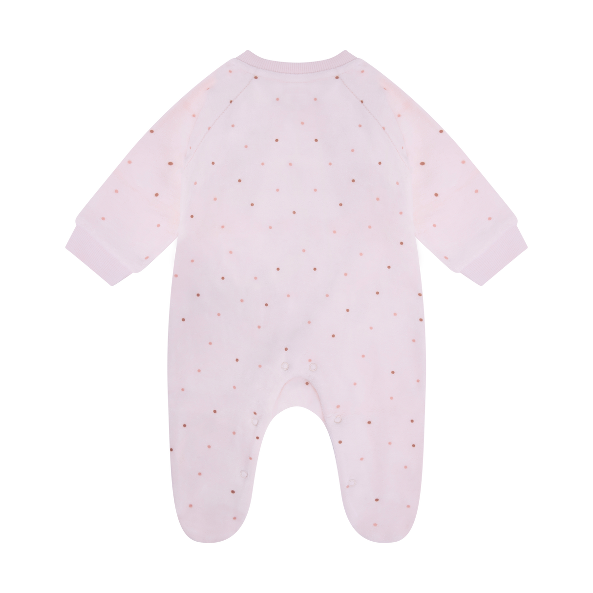 Romper LS Velour - Pale Lilac