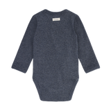 Wrap Body LS Melange Rib - Vintage Indigo Melange