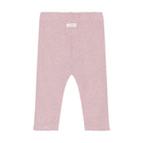Leggings Melange Rib - Pale Mauve Melange