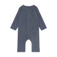 Romper LS Melange Rib - Vintage Indigo Melange