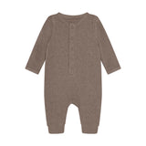 Romper LS Melange Rib - Mountain Trial Melange