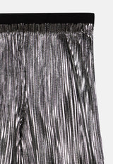 Name it NKFRITALLICA WIDE PANT - Bukser - silver colour