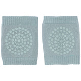 Gobabygo Dusty Blue Crawling Knæbeskyttere Organic Terry Bomuld