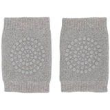 Gobabygo Grey Melange Crawling Knæbeskyttere Organic Terry Bomuld