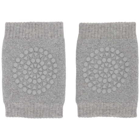 Gobabygo Grey Melange Crawling Knæbeskyttere Organic Terry Bomuld