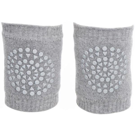 Gobabygo Grey Melange Crawling Knæbeskyttere Organic Terry Bomuld