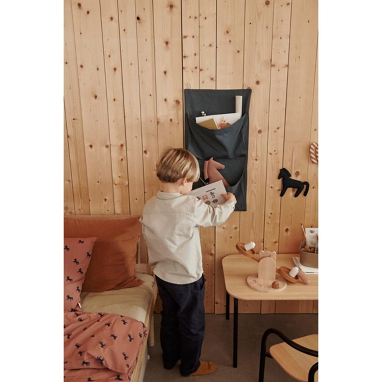 Liewood Sengetøj Horses/Dark Rosetta