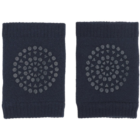 Gobabygo Navy Blue Crawling Knæbeskyttere Organic Terry Bomuld