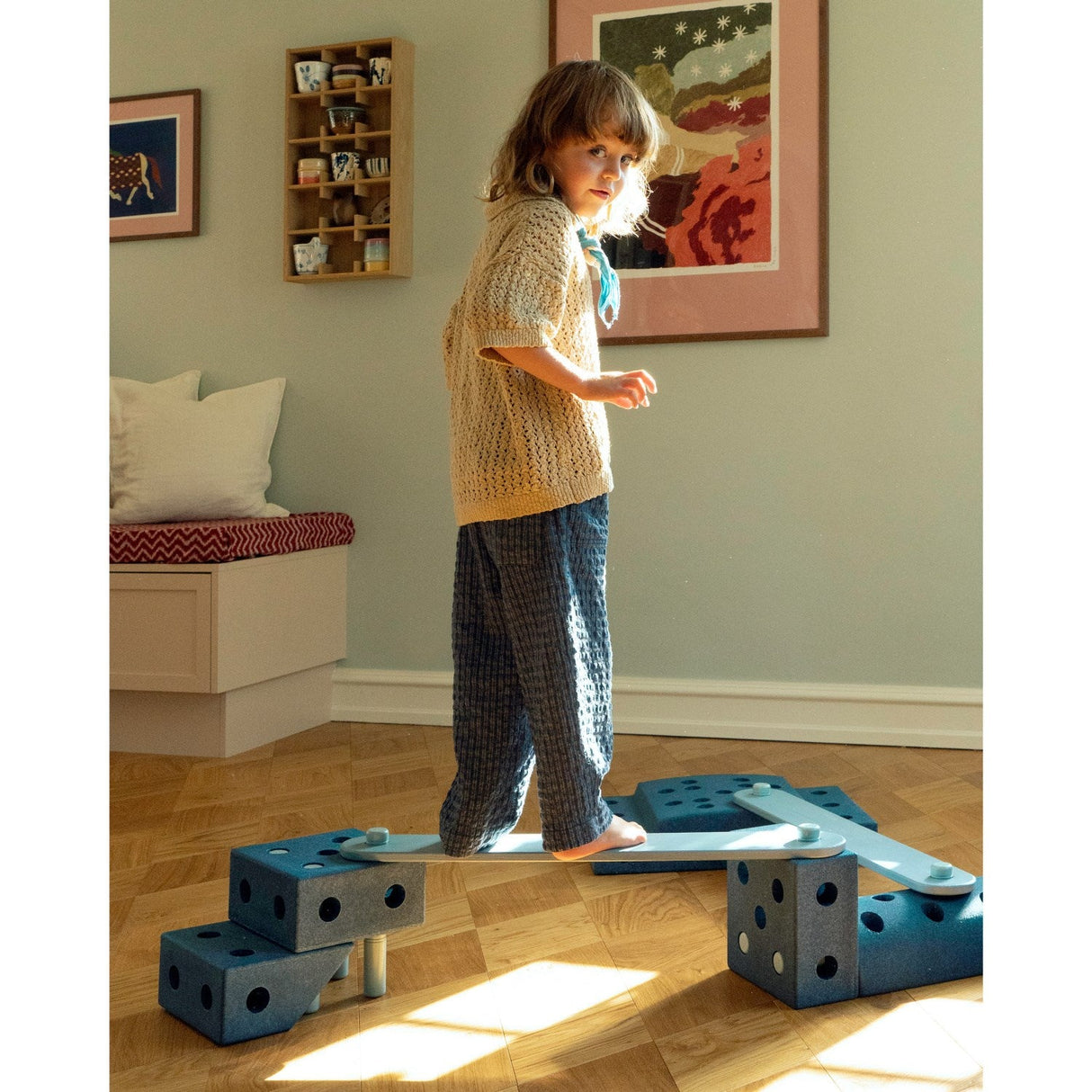 MODU 2x Balancebomme Sky Blue