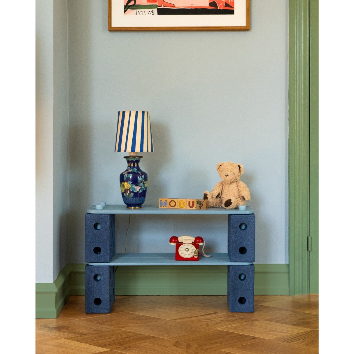 MODU 2x Balancebomme Sky Blue